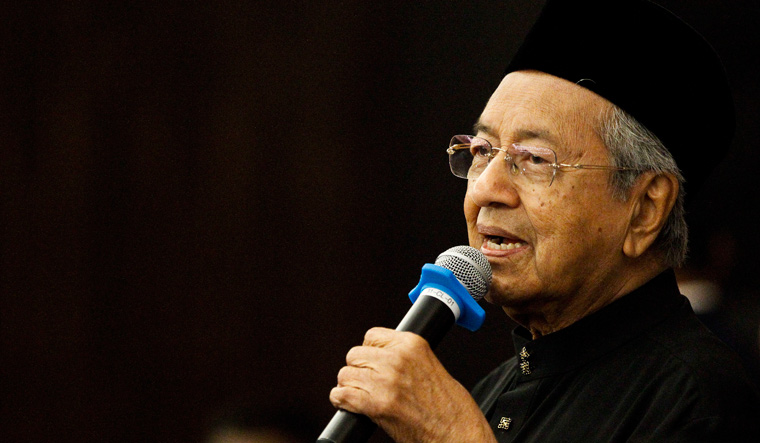 Mahathir became the world's oldest elected leader after a shock election win 