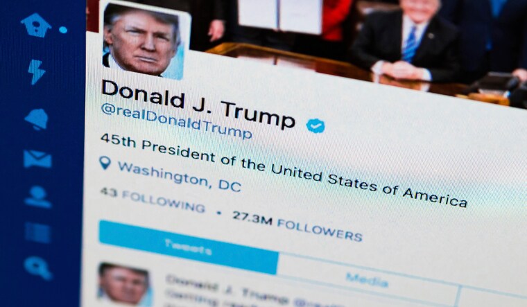 (File) US President Donald Trump's Twitter feed on a computer screen in Washington | AP