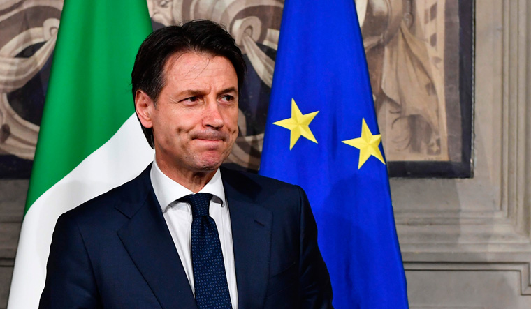 Italy PM-designate Giuseppe Conte took a list of ministers to the president in a bid to end the political stalemate