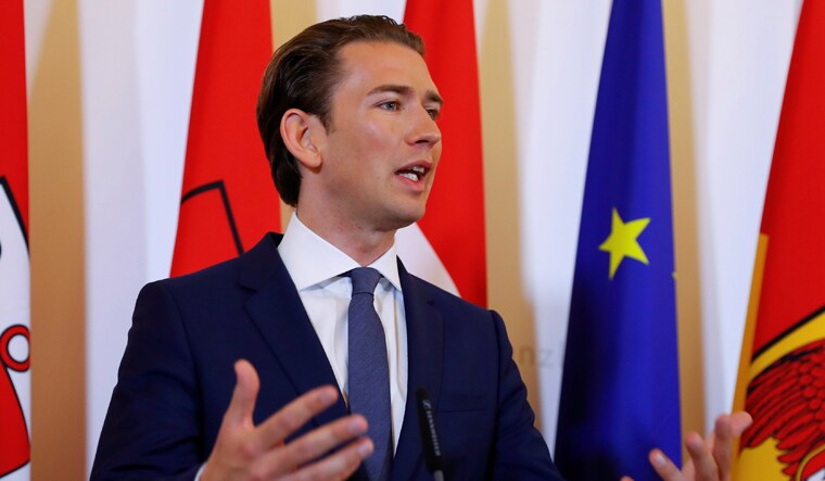 Austrian Chancellor Sebastian Kurz attends a news conference in Vienna, Austria | Reuters