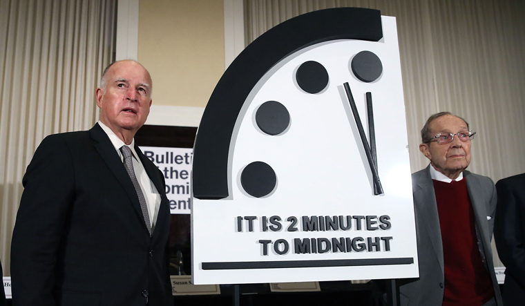 Doomsday Clock stuck at two minutes to apocalypse 