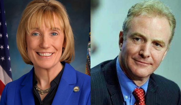 US Sentators Maggie Hassan and Chris Van Hollen | Facebook