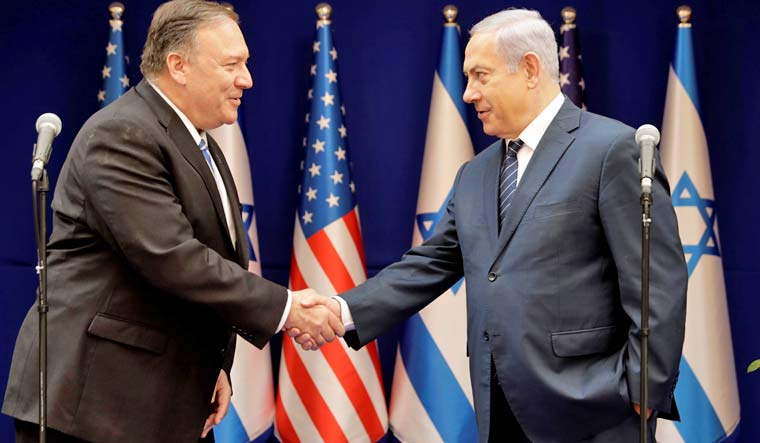 US Secretary of State Mike Pompeo and Israeli Prime Minister Benjamin Netanyahu | Reuters