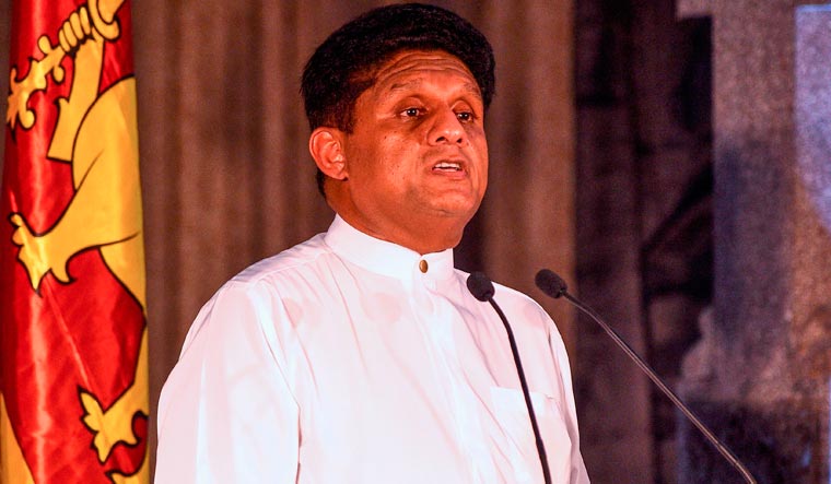 Sri Lanka's Cabinet Minister of Housing, Construction and Cultural Affairs, deputy leader of the ruling United National Party (UNP) and presidential candidate, Sajith Premadasa | AFP