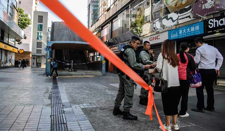 HONG KONG-CHINA-POLITICS-CRIME-UNREST