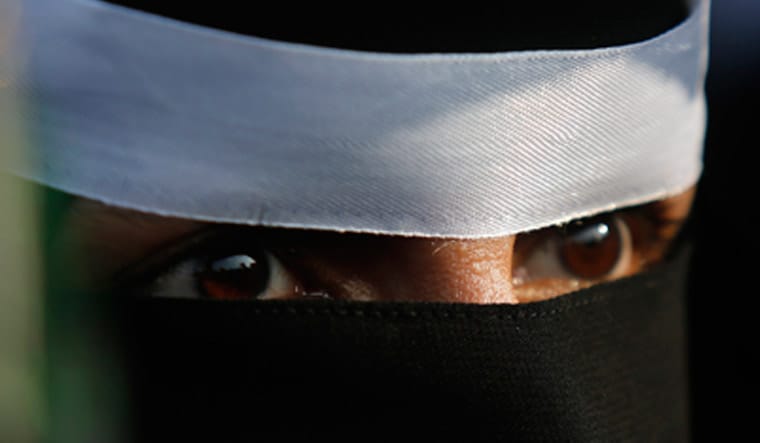 A Muslim woman participates in a protest rally against the Citizenship Amendment Act in Mumbai, India, Friday, Dec. 27, 2019 | AP