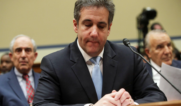 US-FORMER-TRUMP-LAWYER-MICHAEL-COHEN-TESTIFIES-BEFORE-HOUSE-OVER