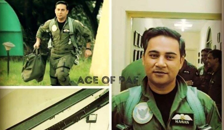 Purported images of squadron leader Hassan Siddiqui that are circulating on social media | Twitter handle of Pakistan Minister Zartaj Gul Wazir