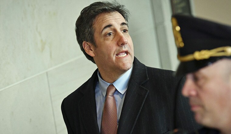 Michael Cohen, US President Donald Trump's former personal attorney, arrives to testify in a closed session before the House Intelligence Committee at the US Capitol in Washington | AFP