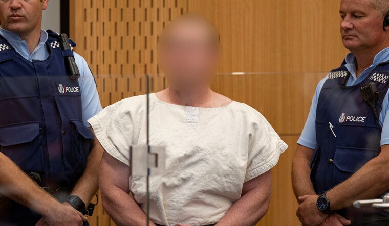 [File] Christchurch massacre accused Brenton Tarrant during his appearance in the Christchurch District Court | Reuters