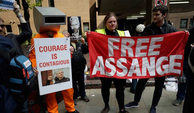Julian Assange: Wikileaks founder sentenced to 50 weeks in British jail
