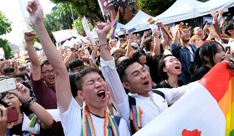 Taiwan legalises same-sex marriage in a landmark first for Asia 