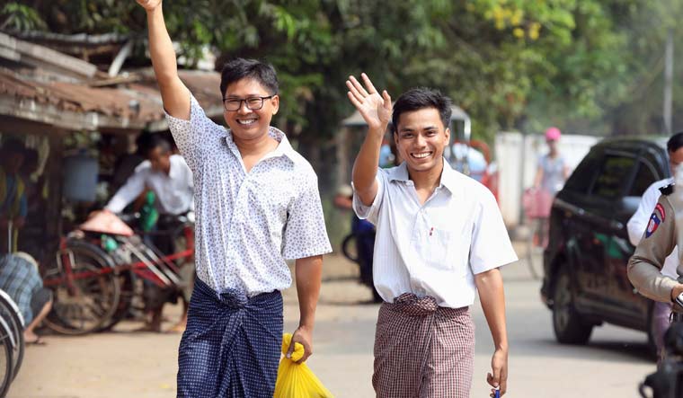 Reuters Myanmar journalists freed Reuters