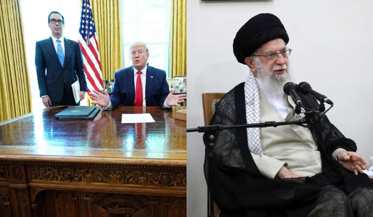 Trump Khamenei collage