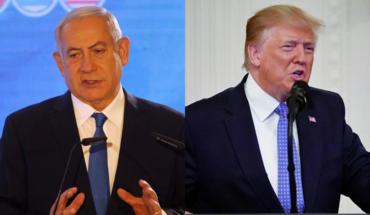 Israeli PM Benjamin Netanyahu, US President Donald Trump | AFP