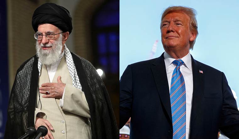 Iranian President Ayatollah Ali Khamenei, US President Trump | AP