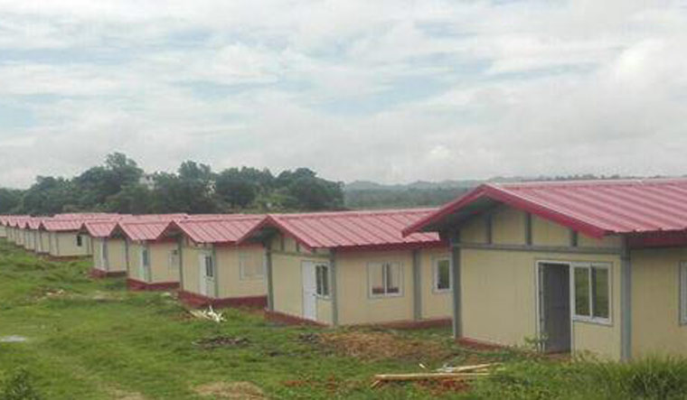 The houses were built under the Rakhine State Development Programme | Twitter/MEAIndia