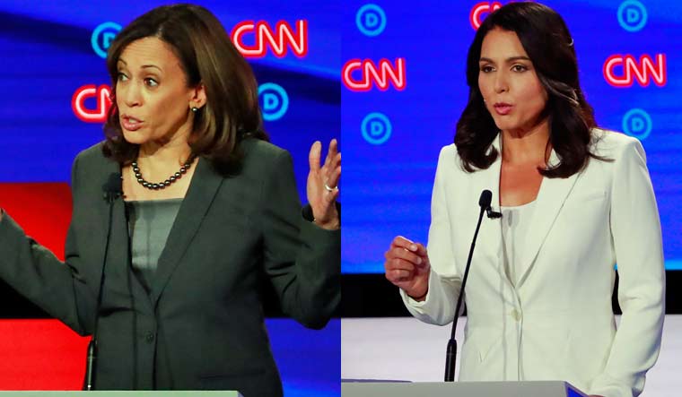 US Presidential Debate: Tulsi Gabbard Apologises To Sen. Kamala Harris ...