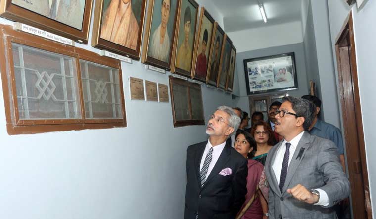 External Affairs Minister S. Jaishankar on his visit to Bangabandhu Memorial Museum | Twitter