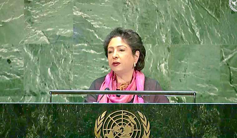  Pakistan's envoy to the UN Maleeha Lodhi | Twitter