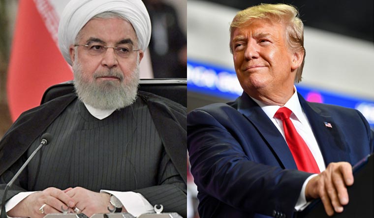 Iranian President Hassan Rouhani, US President Donald Trump | AP