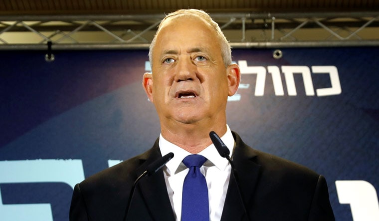 File photo of Benny Gantz, leader of Blue and White | Reuters