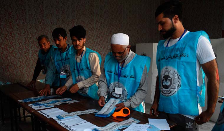 AFGHANISTAN-CONFLICT-ELECTION-UNREST-POLITICS-POLL