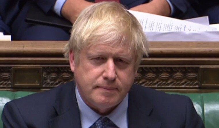 Prime Minister Boris Johnson during a debate in Parliament | AFP PHOTO / PRU