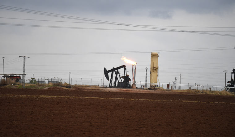 An oil field in Rojava, Syria | Bhanu Prakash Chandra