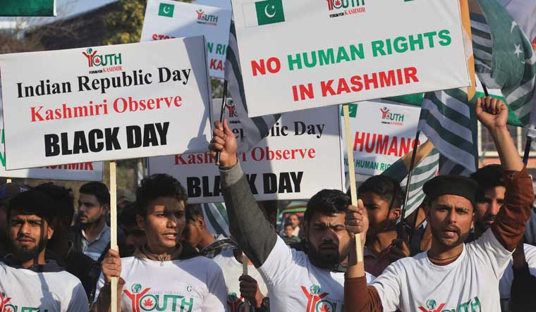 Kashmir protest ap pakistan