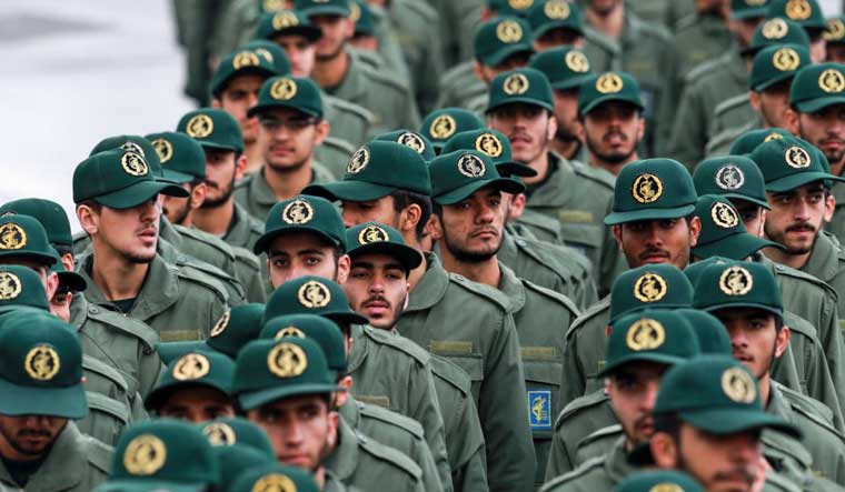 Members of Iran's Islamic Revolutionary Guard Corps | AP