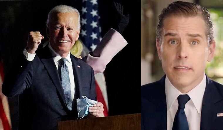 Collage of US President-Elect Joe Biden and his son Hunter | AP, Reuters