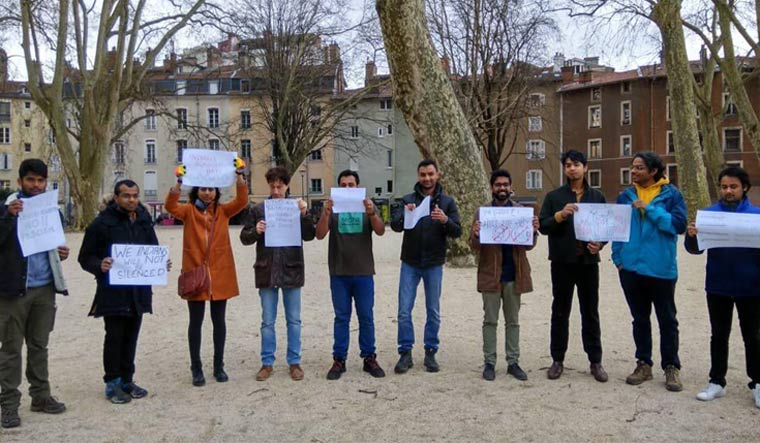 Anti-CAA protest at Grenoble
