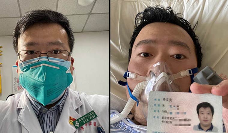 A photo of the doctor from Wuhan, who was among the first to alert the public to the threat that the coronavirus posed | Image circulating on social media