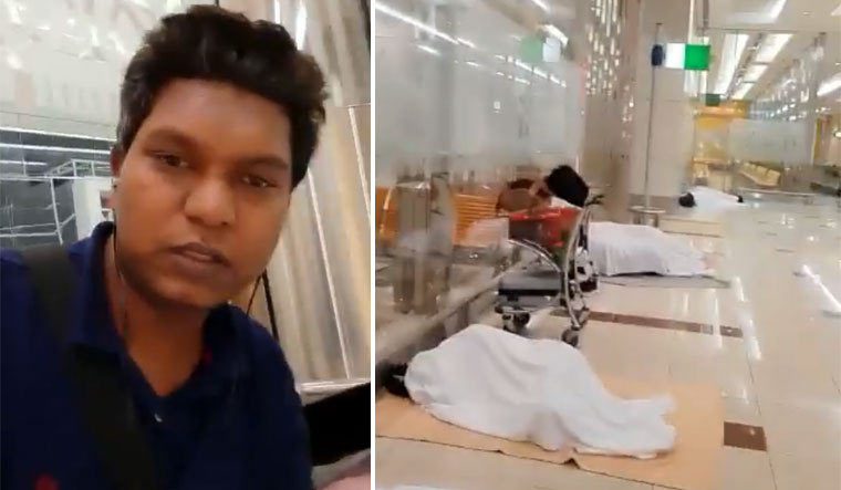 Reports estimate that over 20 Indians are stranded at the Dubai airport