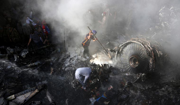 PIA-flight-8303-Pakistan-airlines-crash-AP