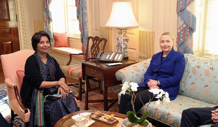 Nirupama Menon Rao with Hillary Clinton | US Department of State