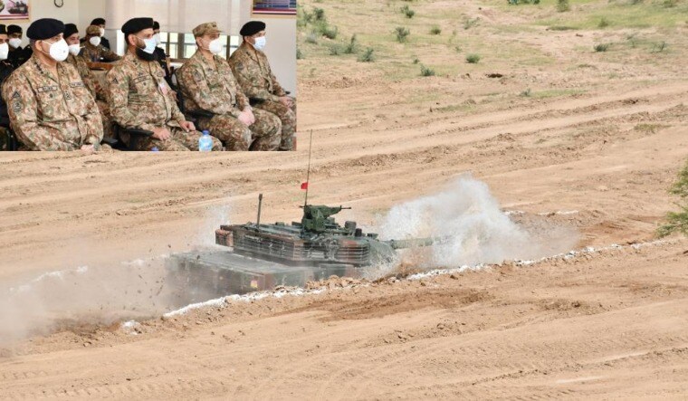 The VT-4 tank on exercise | ISPR