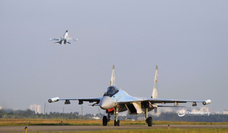 Chinese Su-35 fighters | China's Ministry of National Defense