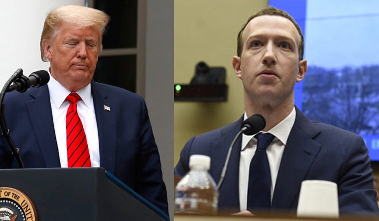 US President Donald Trump, Facebook CEO Mark Zuckerberg  | File, AFP