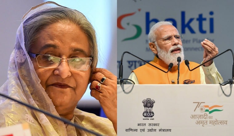 A collage showing Sheikh Hasina (left) and PM Narendra Modi | PTI