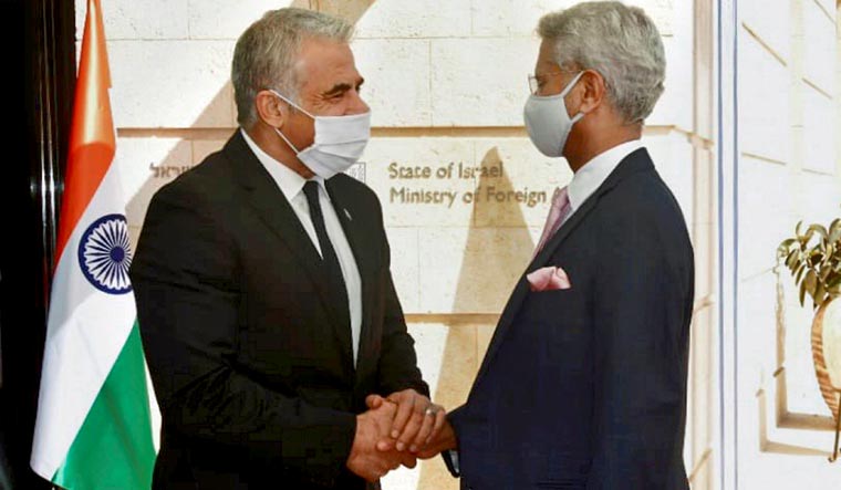 External Affairs Minister Dr. S. Jaishankar meets Foreign Affairs Minister of Israel Yair Lapid, in Israel | PTI