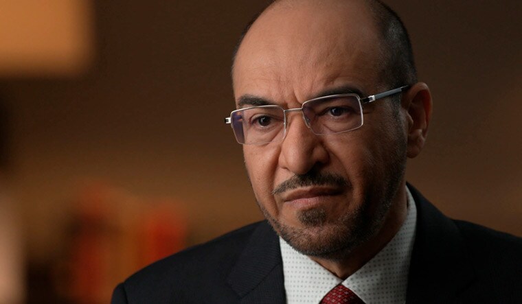 Former senior Saudi security official Saad al-Jabri sits for an interview in Washington during an interview for '60 Minutes' | AP