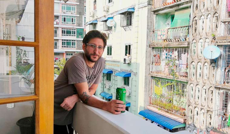 Danny Fenster posing for a photo in Yangon, Myanmar, in 2020 | File photo/AP