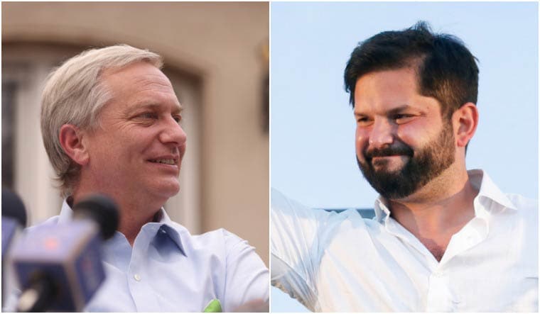 Collage: Antonio Kast of the Republican Party, Gabriel Boric of the Social Convergence Party | Reuters