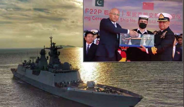 The PNS Tughril in a handout by the Pakistani embassy in China | Via Twitter