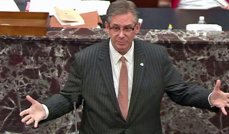 Attorney Bruce Castor, representing and defending former President Donald Trump, addresses the US Senate as it begins the second impeachment trial of former president | Reuters