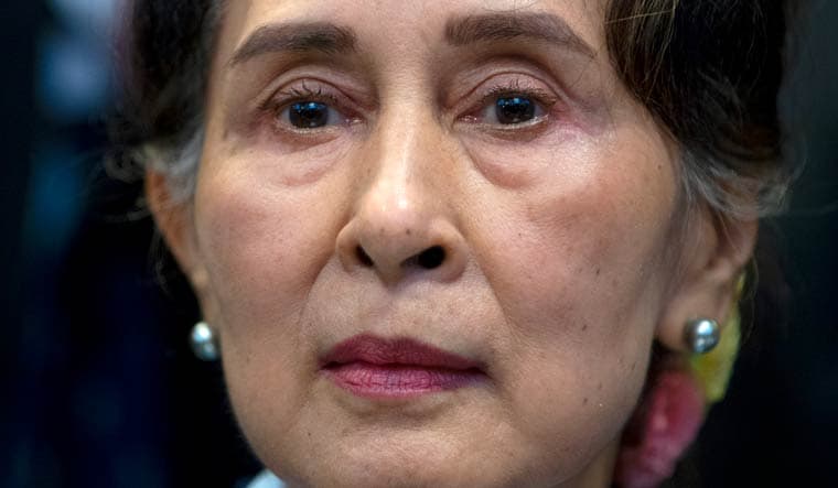 File photo of Myanmar's leader Aung San Suu Kyi | AP photo/Peter DeJong
