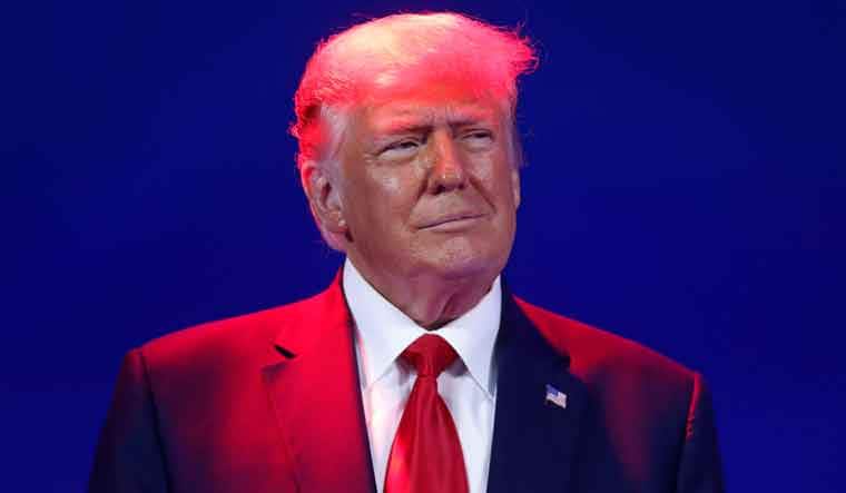 Former US President Donald Trump speaks at the Conservative Political Action Conference in Orlando, Florida | Reuters