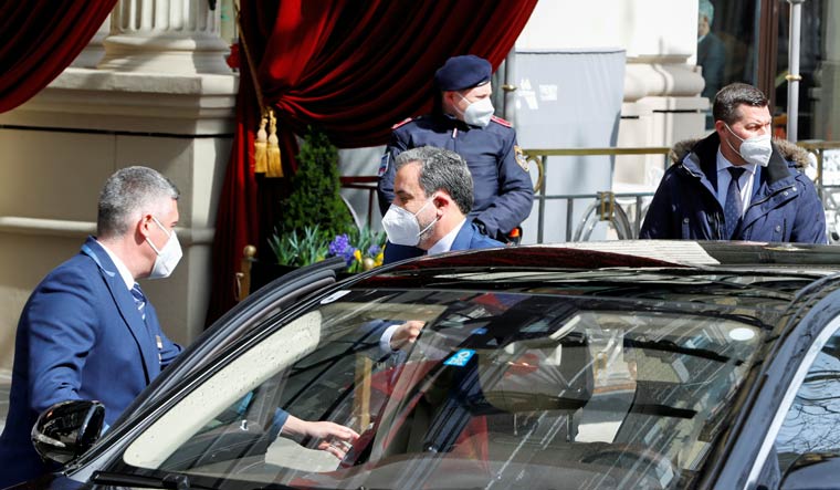 Iranian Deputy at Ministry of Foreign Affairs Abbas Araghchi arrives at a meeting of the JCPOA Joint Commission, in Vienna, Austria, April 6 | Reuters